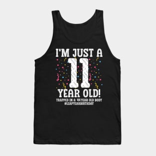 Leap Year Birthday 44Th Birthday Party Leap Day Birthday Tank Top